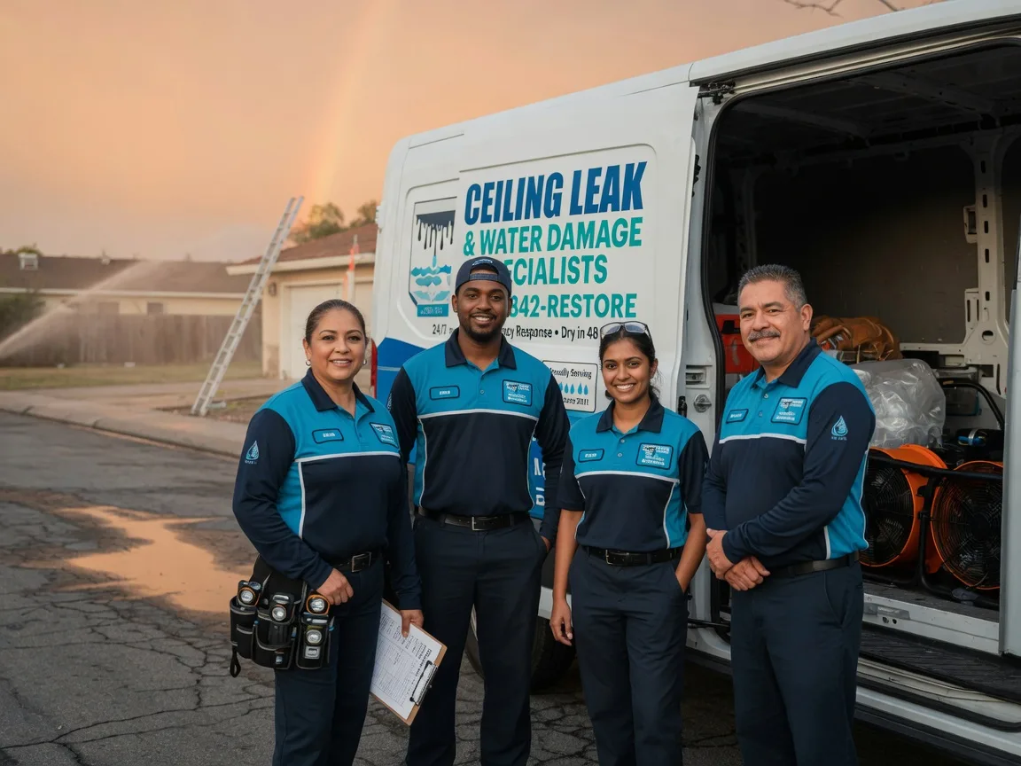 Ceiling Leak Cleanup company in Mcfaddin, TX
