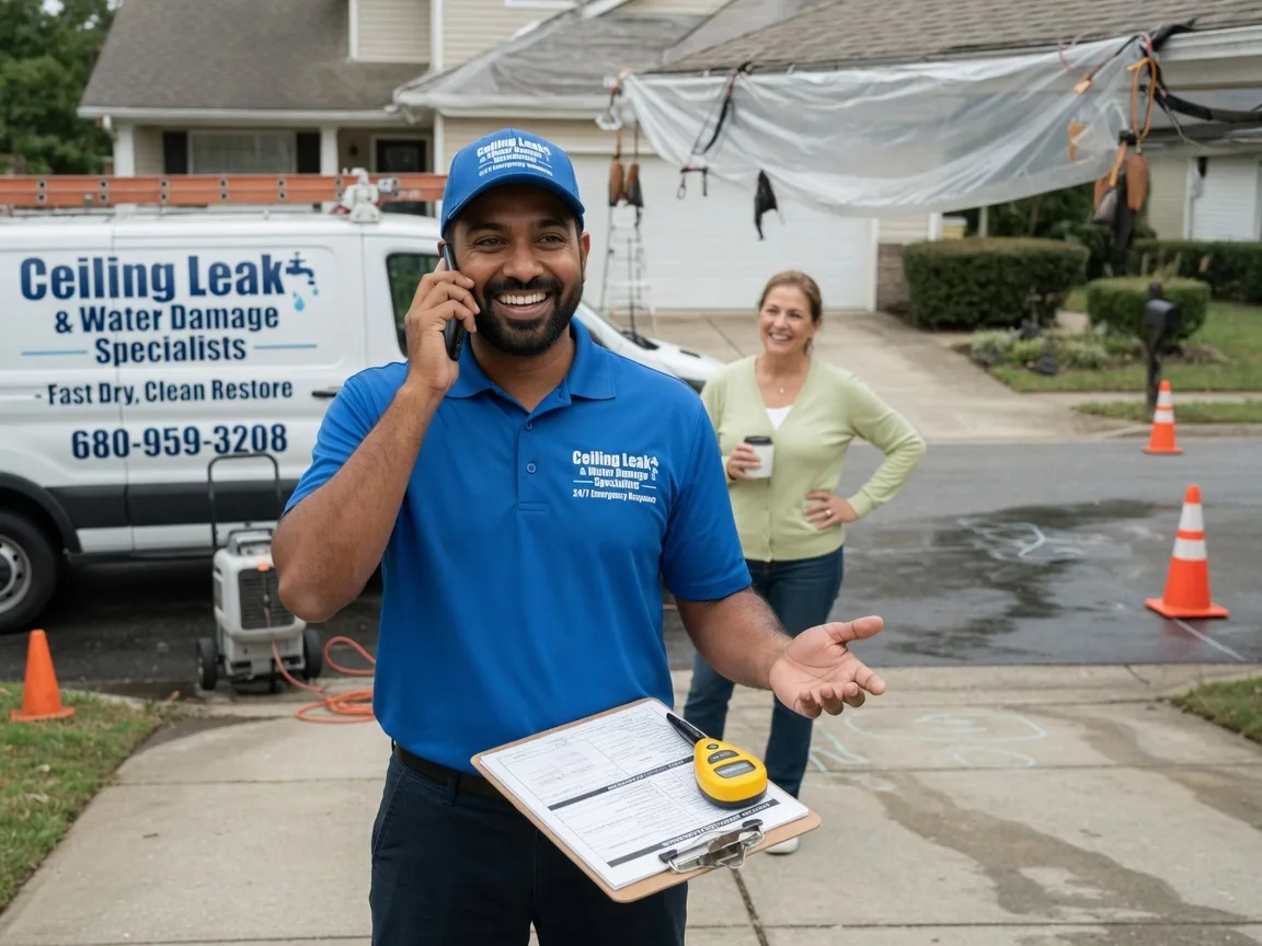 Ceiling Leak Cleanup Mcfaddin, TX FAQs